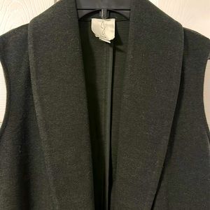 Forest green Joie sleeveless cardigan